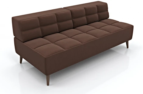 Диван Arsko Нельсон коричневый велюр