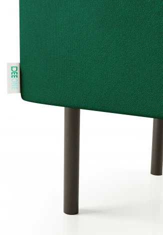 Маленькая радость Пуф прямоугольный на ножках, зеленый D1 furniture арт.AAA41673005