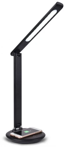 Офисная настольная лампа с беспроводным ЗУ складываемая Ambrella Desk DE521 (LED, 220V, диммер, сенсорный выключатель)