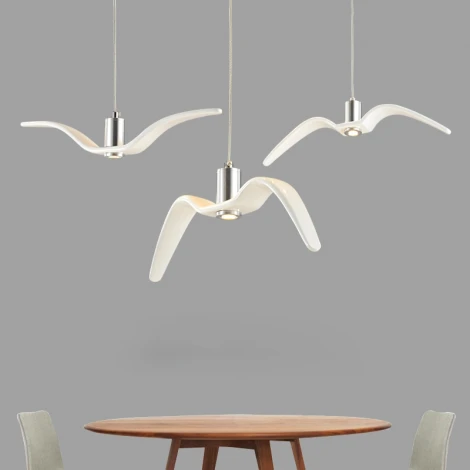 Подвесной светильник Brokis Night Birds White ImperiumLoft 40.2189-0 (106344-22) (LED, 220V, на проводе, птички)