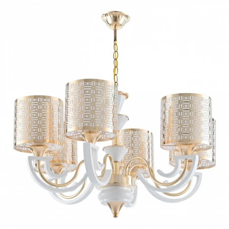 Подвесная люстра Arte Milano Florentia-8857 308857/6 Wh/Gd (220V, на цепи)