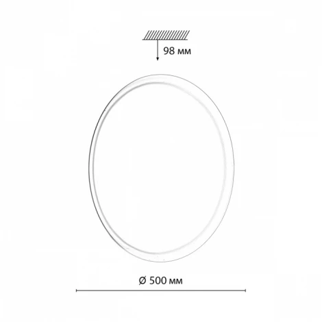 Настенно-потолочный светильник Sonex Jolly 7776/ELN пластик/белый LED 76Вт 3000/4000/6000К (220V, круглые, IP43)