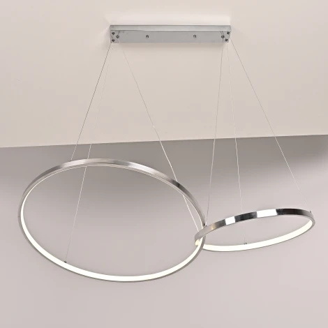 Подвесной светильник Zenda D60+D40 By ImperiumLoft Zenda01 (LED, 220V, на тросе, кольцо)