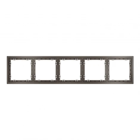 Рамка пластиковая на 5 пост (капучино) Voltum S70 VLS100514