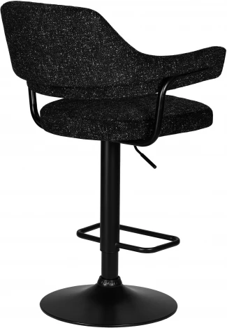 Стул барный DOBRIN CHARLY BLACK (черный твид (LEO18))