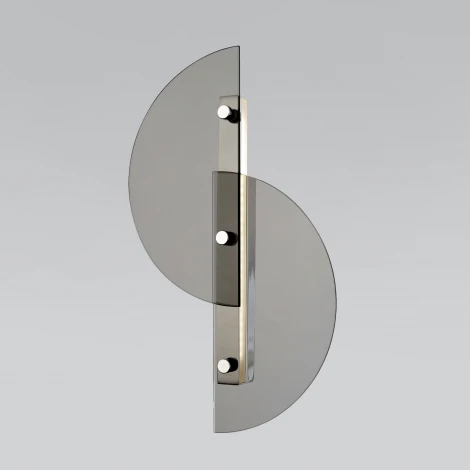 Бра светодиодное Eurosvet Colour со стеклянным рассеивателем 40160 LED дымчатый (220V)