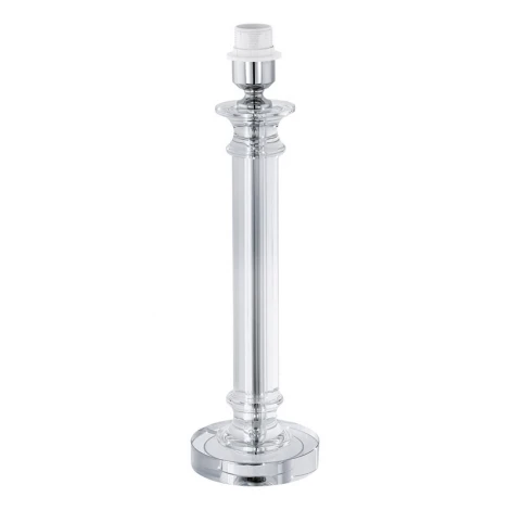 Основание настольной лампы Eglo Glasbury, 1 лампа, хром с прозрачным