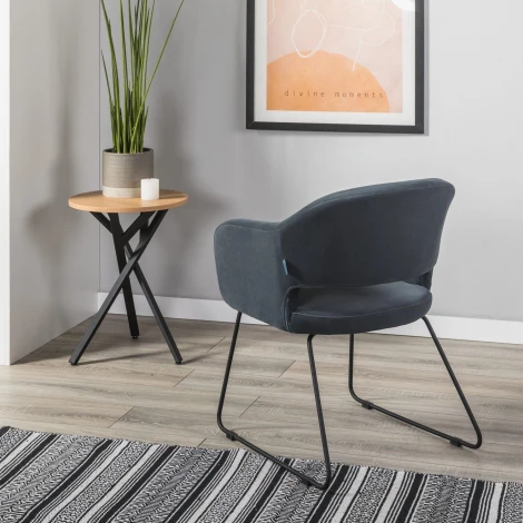 Кресло Oscar Diag grey/Линк R-Home арт.410118143h_Diaggrey_черн