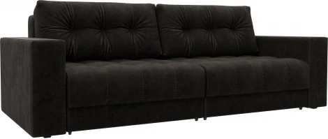 Диван прямой с декором Лига-049 НПБ Лига Диванов (Велюр) арт.128397