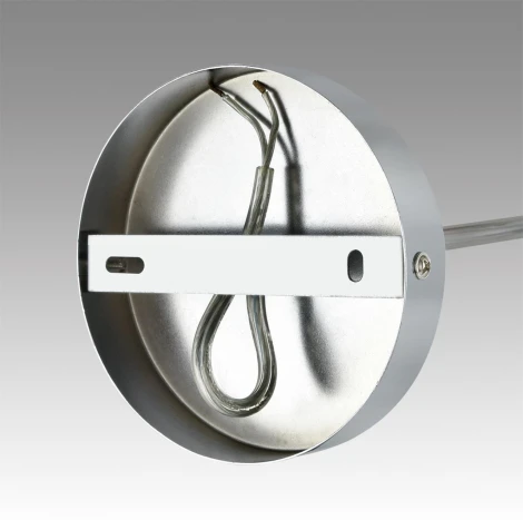 Потолочная люстра на штанге Lumion Arnika 6585/8 хром/бежевый, металл/текстиль, стекло E14 8*40W 220V