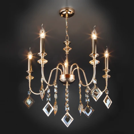 Подвесная люстра Eurosvet Telao 10120/5 золото