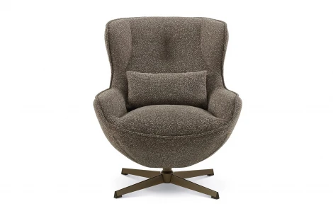 Кресло PIKKO темно бежевый/бронзовый ESF 5889