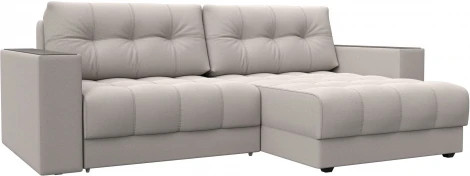 Диван угловой с декором Лига-049 НПБ Лига Диванов (Замша) арт.128480