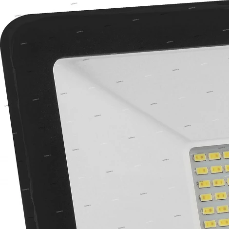 Прожектор уличный светодиодный Horoz Puma, 1 плафон, черный с никелем и прозрачным