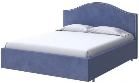 PROxSON Кровать Classic (Ткань: Велюр Casa Сапфировый) 80x200