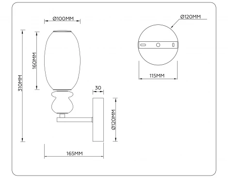 Бра светодиодное Ambrella High Light LH53148