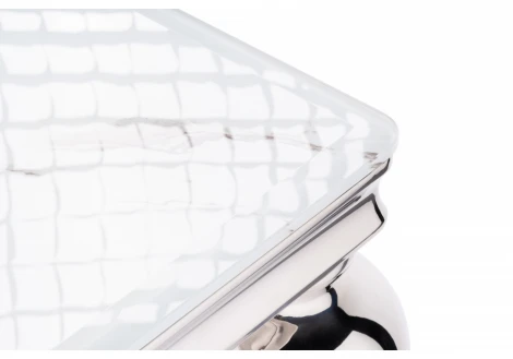 Обеденная группа Woodville Карли white / gray