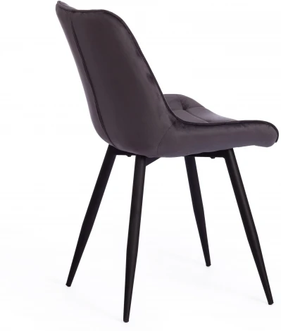 Обеденный стул Tetchair ABRUZZO (Металл,Ткань/Серый,Черный) 15556