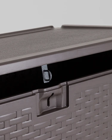 Стол-сундук Кейт пластик 110*55 см 276 л коричневый Stool Group арт.УТ000039339