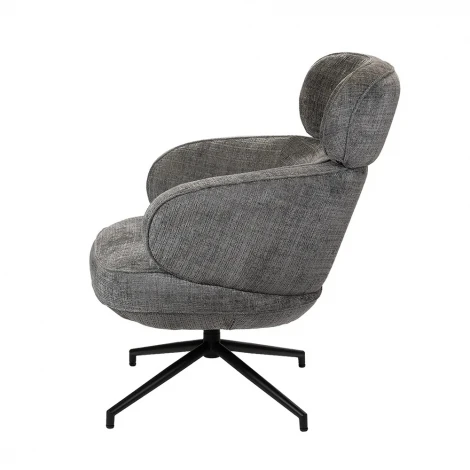 Кресло KING серый, шенилл Bradex Home FR 1074