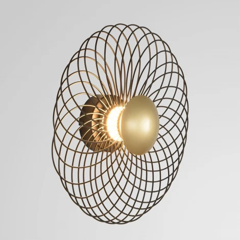 Настенный светильник Lumion Camomile 8379/8WL черный, металл/акрил LED 8W 3000K 220V