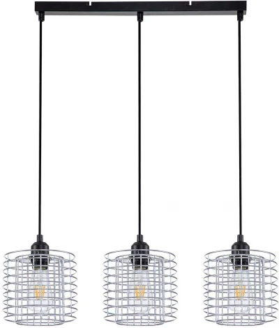 Подвесной светильник Escada Grid 10190/3S Chrome (220V, на проводе)