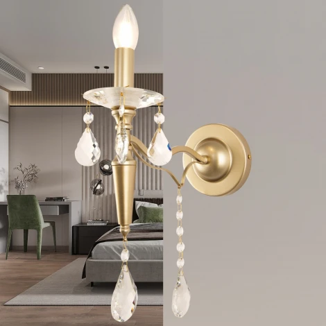 Бра Arte Milano AM347710 347710/1W CG (220V, подвески, подсвечник, свеча)