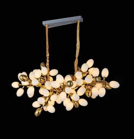 Подвесная люстра Alfa Light F0124-09 (220V, на цепи, виноград)