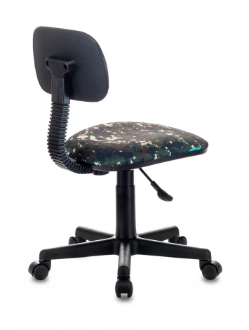 Кресло детское Бюрократ CH-201NX зеленый милитари Military крестовина пластик