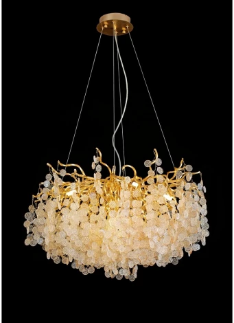 Подвесная люстра Aployt Aurora APL.845.03.13 (220V, хрусталь, на тросе, ветки)