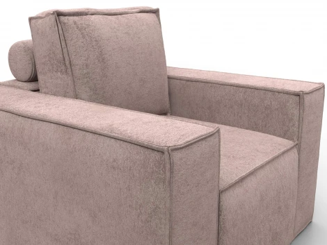 Кресло Лига-081 НПБ (ДСП,Велюр/Бежевый) Лига Диванов 134989