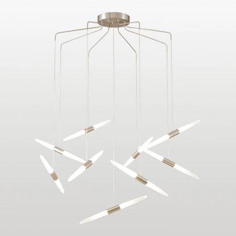 Подвесная люстра LED Lussole Hopkins LSP-7398 (220V, на проводе, паук)