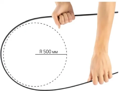 Гибкий шинопровод 4м Italline IT010-4010 black (48V)