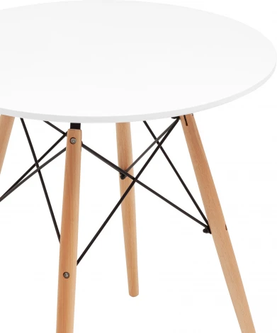 Стол круглый Eames DSW NEW D70 белый Stool Group (арт.УТ000038929)