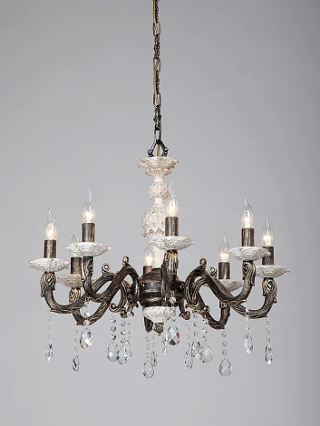 Подвесная люстра Vitaluce V1050/8 (220V, на цепи, свеча)