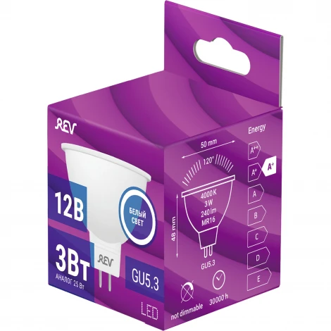 Лампочка светодиодная REV 32370 9