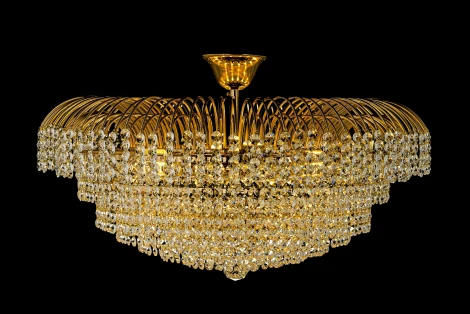 Потолочная люстра буше Arti Lampadari Elba E 1.2.60.100 G (220V, хрусталь)