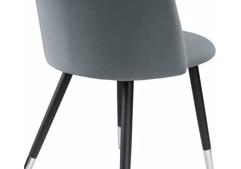 Стул Woodville на металлокаркасе Gabi gray / black 15115