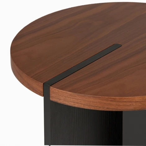 Журнальный столик Walnut Grove диаметр 40 COSMO арт.CT-0170B