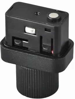 Трековый магнитный светильник 48V iLedex Vision48/22 4822-019-D22-2W-24DG-3000K-BK