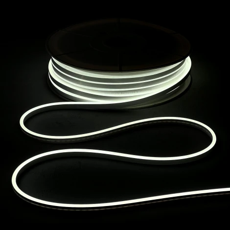 Односторонний Гибкий Неон 8х16мм Белый 24В, IP65 Laitcom FR-23502