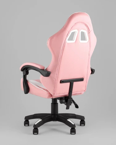 Кресло спортивное TopChairs MG-7035 розово-белый TopChairs УТ000042700