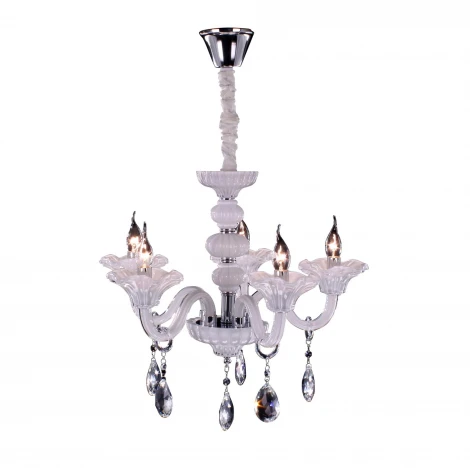 Подвесная люстра Citilux Ирида CL351150 (220V, хрусталь, на цепи, подсвечник, свеча)