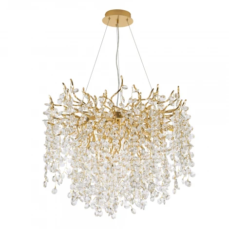 Подвесная люстра хрустальная Modelux MODESTYLE MS.2108.800 GD