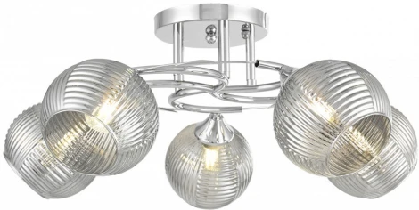 Потолочная люстра на штанге Arte Milano AMALFI 321006/5 CR (220V, шар)