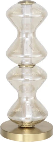 Настольная лампа ST Luce Spine SL6136.214.01 золото/коньячный LED 1*12W 3000K (220V)