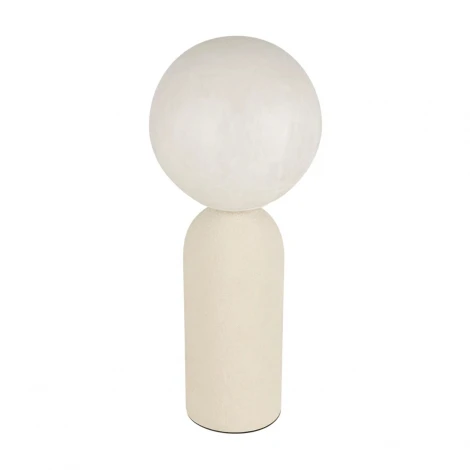 Настольная лампа SP-SILKA-TAB-R150-6W Warm2700 (WH, 330 deg, 230V, TOUCH-DIM) (Arlight, IP20, Натуральный шелк) 056890