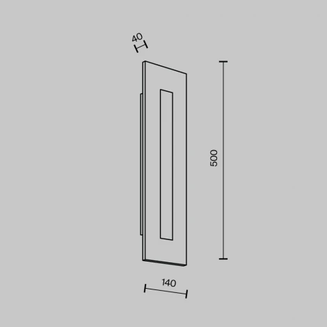 Бра светодиодное Modelux MODESTYLE MS.213.500 BS