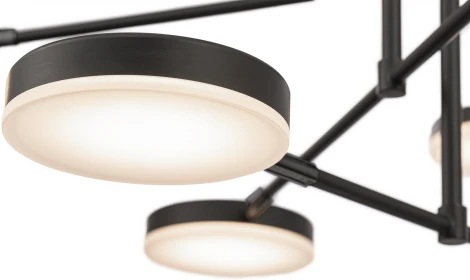 Потолочная люстра на штанге Maytoni Fad MOD070PL-L38B3K (LED, 220V)