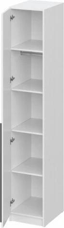 Шкафы Woodville Бирма ШК-400 белое дерево / белое дерево